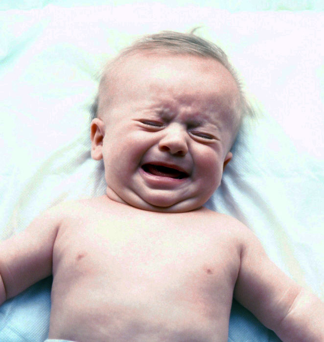 photo of crying baby