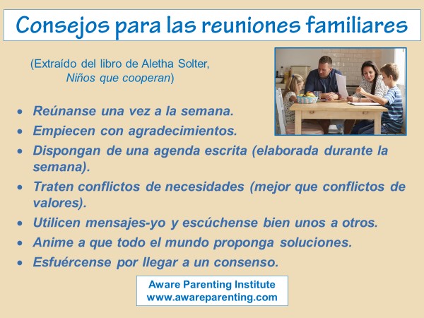 consejos para las reuniones familiares