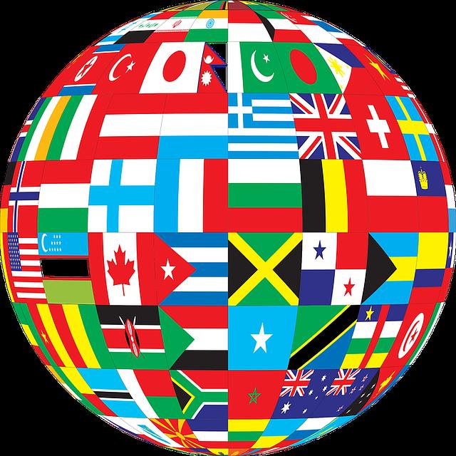 flags around the world